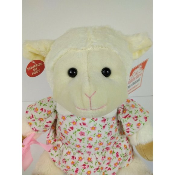 Cuddle Barn "Mary's Little Lamb" Musical Moving 10" Stuffed Plush Toy - No Cane - Picture 2 of 12